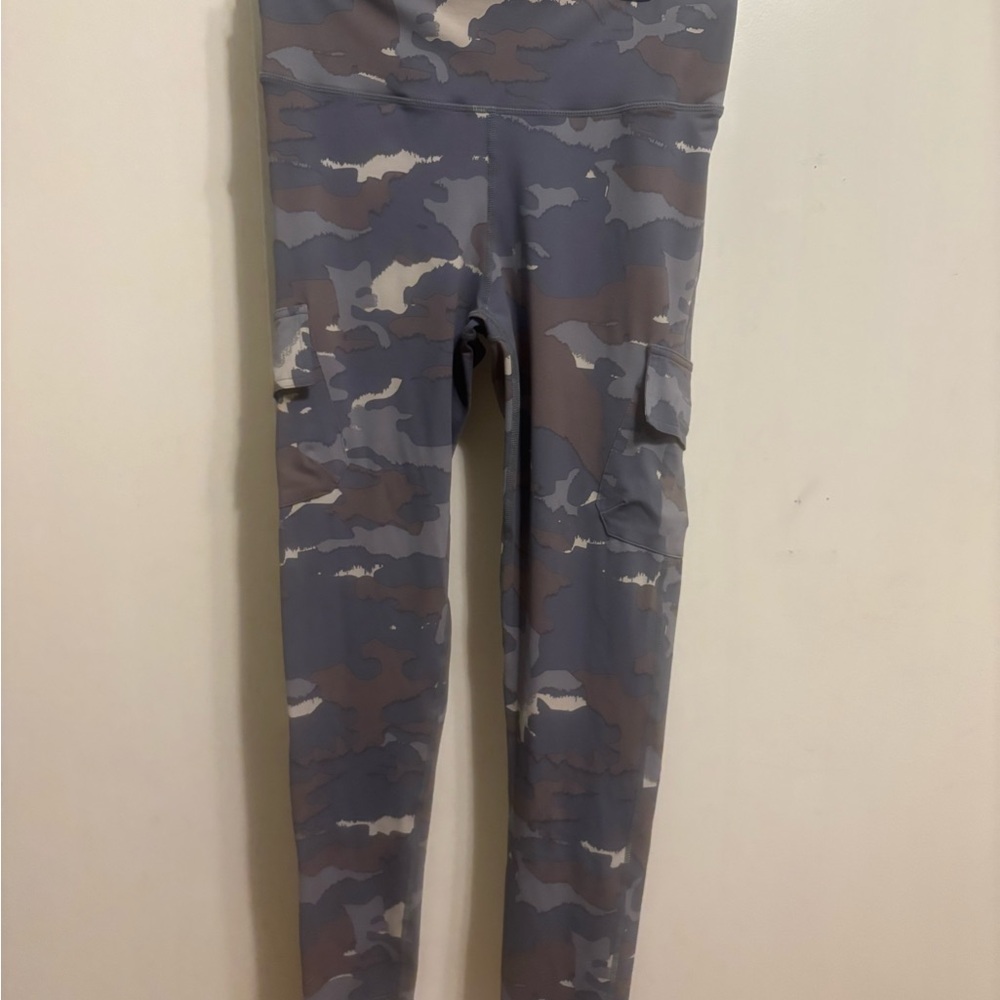 Mono B Camo Leggings - Gray and Brown